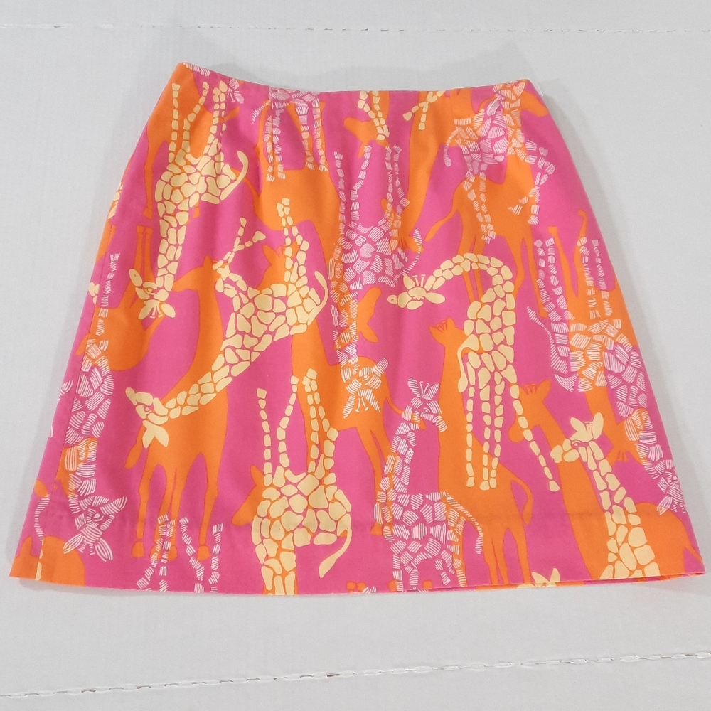 Lilly Pulitzer Pencil Skirt in Bella Giraffe